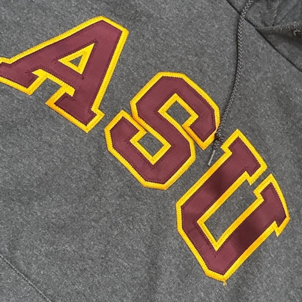 Champion ASU Embroidered Grey Hoodie 2X Big & Tall - Picture 2 of 7